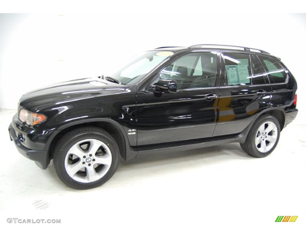 2006 X5 4.4i - Jet Black / Black photo #11