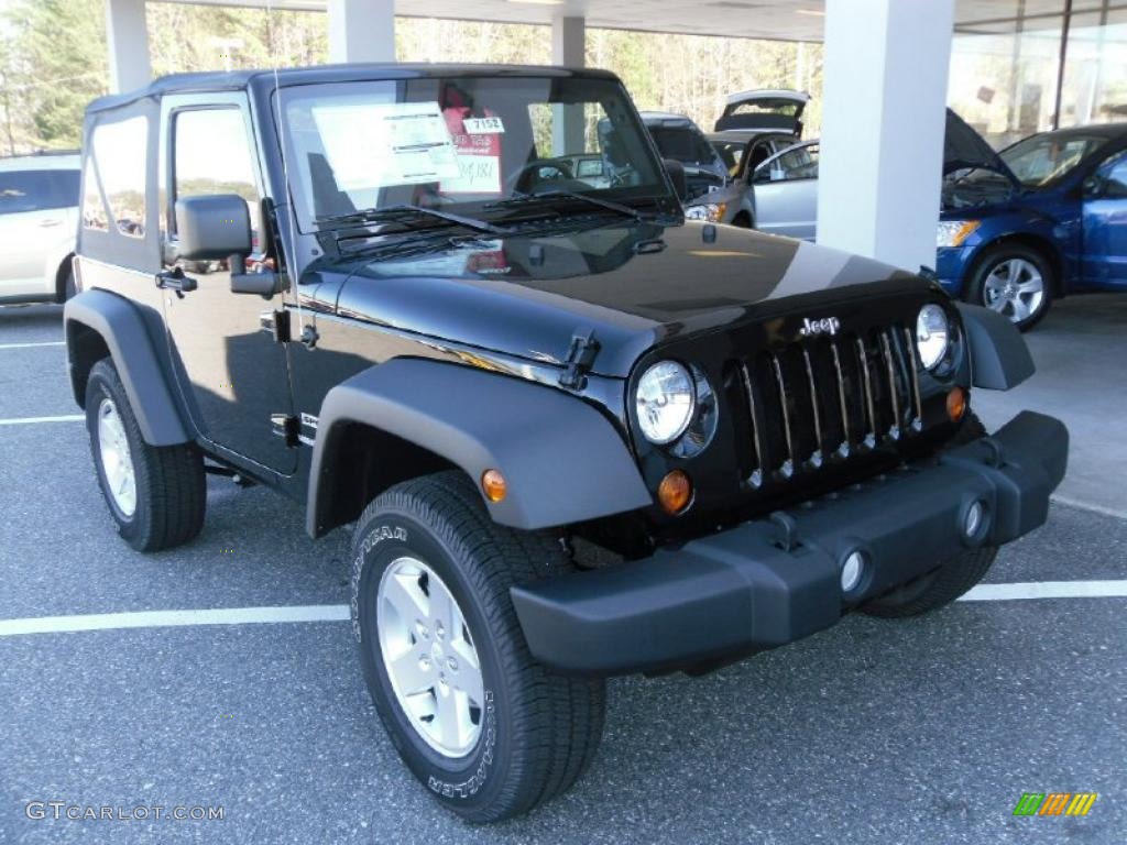 2010 Wrangler Sport 4x4 - Black / Dark Slate Gray/Medium Slate Gray photo #5