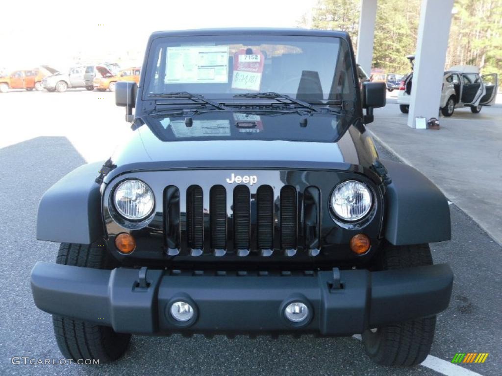 2010 Wrangler Sport 4x4 - Black / Dark Slate Gray/Medium Slate Gray photo #6