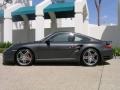 2007 Slate Grey Metallic Porsche 911 Turbo Coupe  photo #2