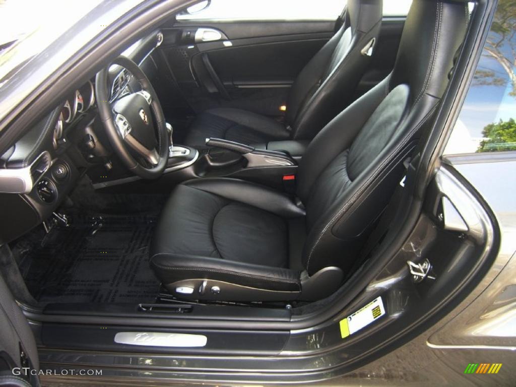 2007 911 Turbo Coupe - Slate Grey Metallic / Black photo #21