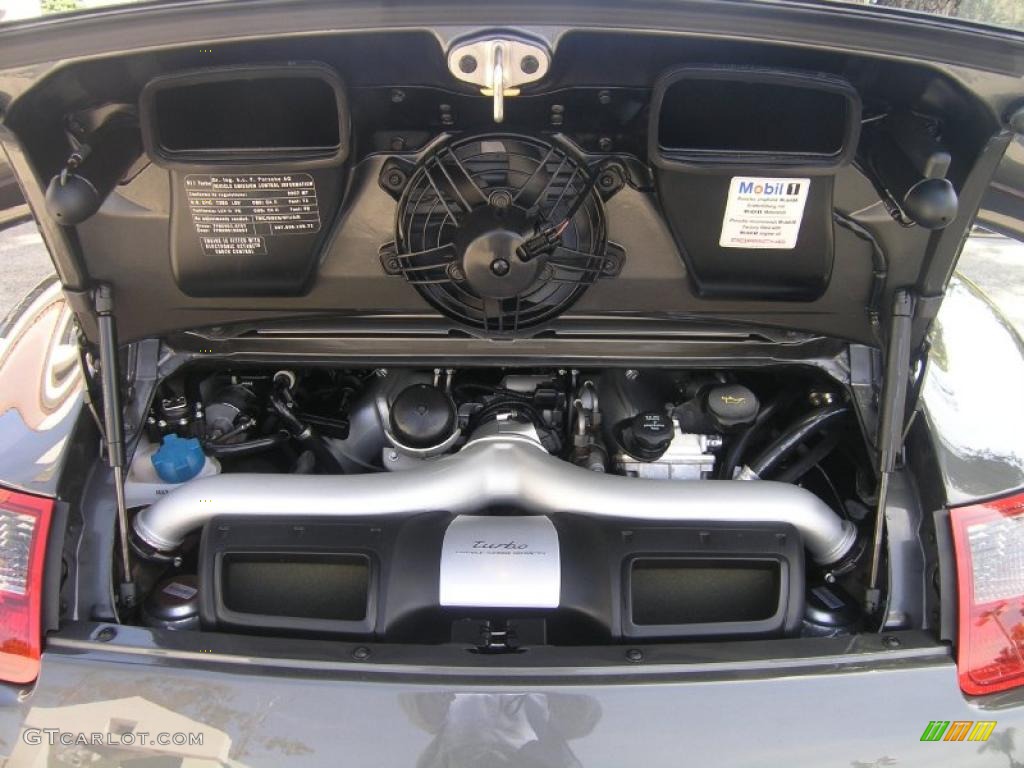 2007 911 Turbo Coupe - Slate Grey Metallic / Black photo #30