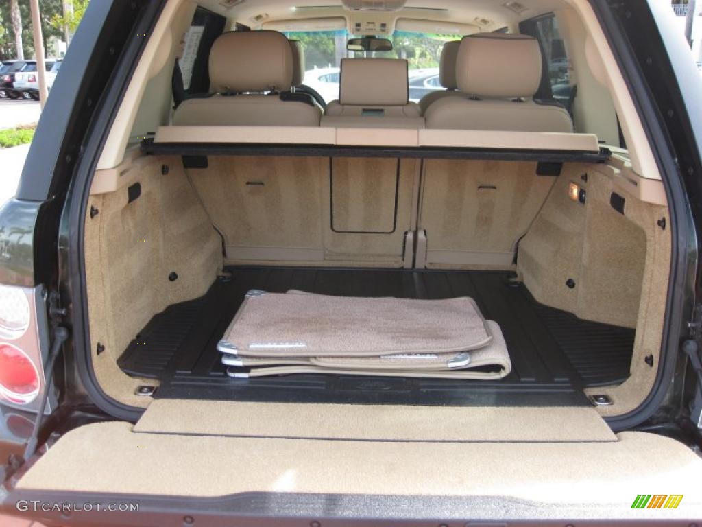 2008 Range Rover V8 HSE - Tonga Green Pearlescent / Sand photo #10