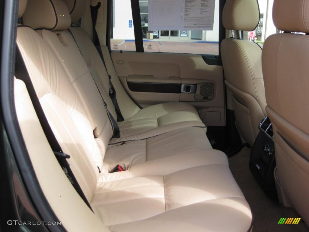 2008 Range Rover V8 HSE - Tonga Green Pearlescent / Sand photo #11
