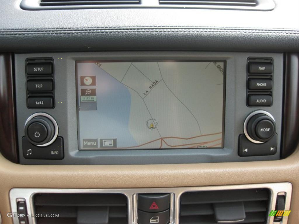 2008 Range Rover V8 HSE - Tonga Green Pearlescent / Sand photo #14