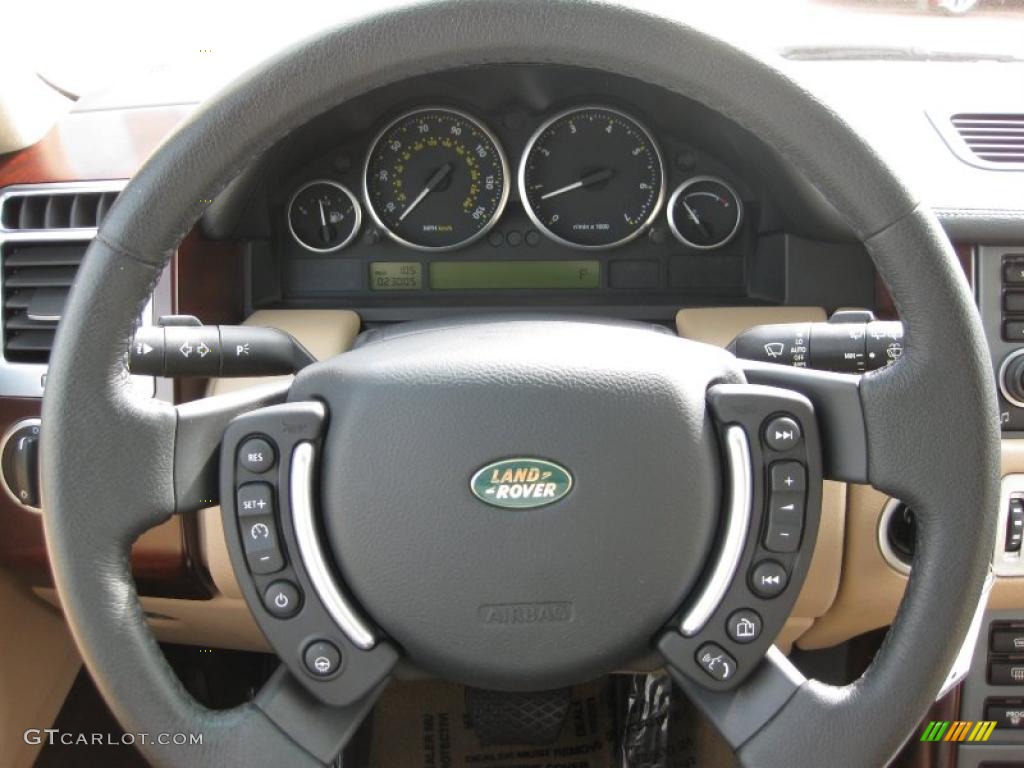 2008 Range Rover V8 HSE - Tonga Green Pearlescent / Sand photo #16