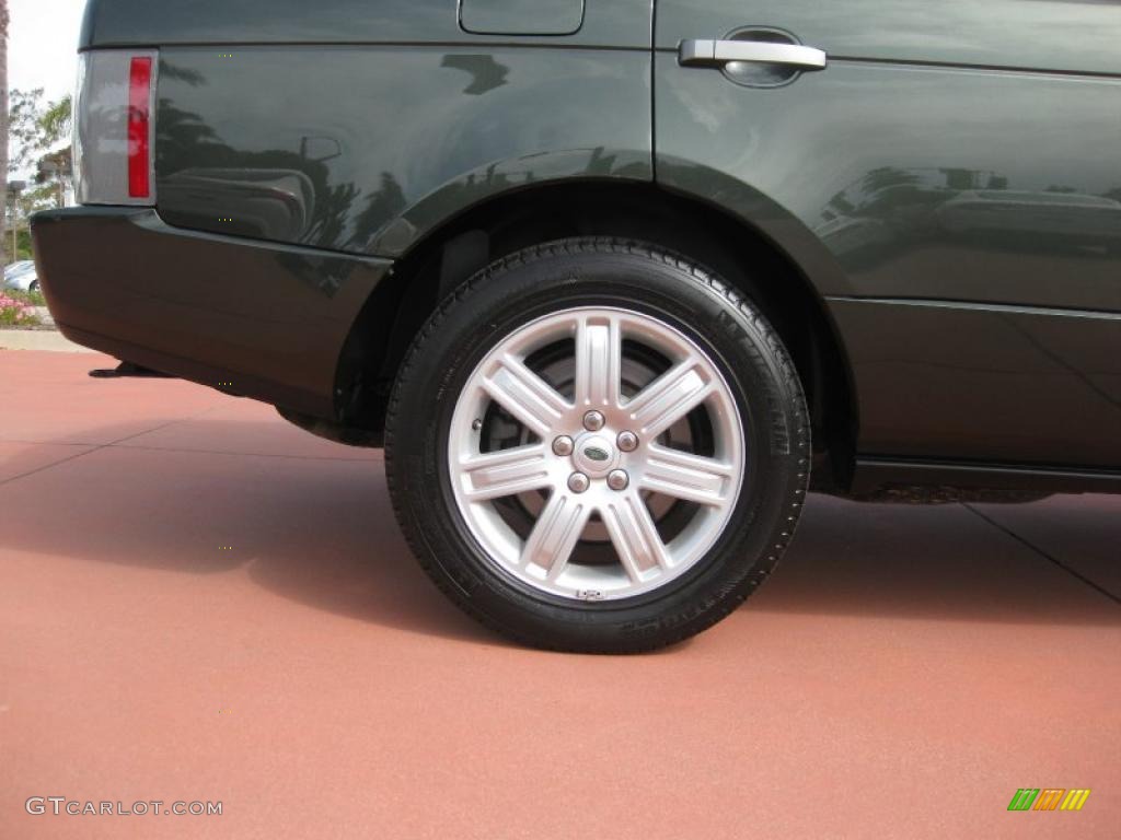 2008 Range Rover V8 HSE - Tonga Green Pearlescent / Sand photo #19