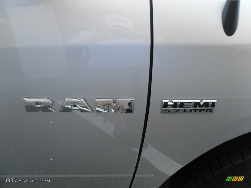 2010 Ram 1500 SLT Crew Cab 4x4 - Bright Silver Metallic / Dark Slate/Medium Graystone photo #20