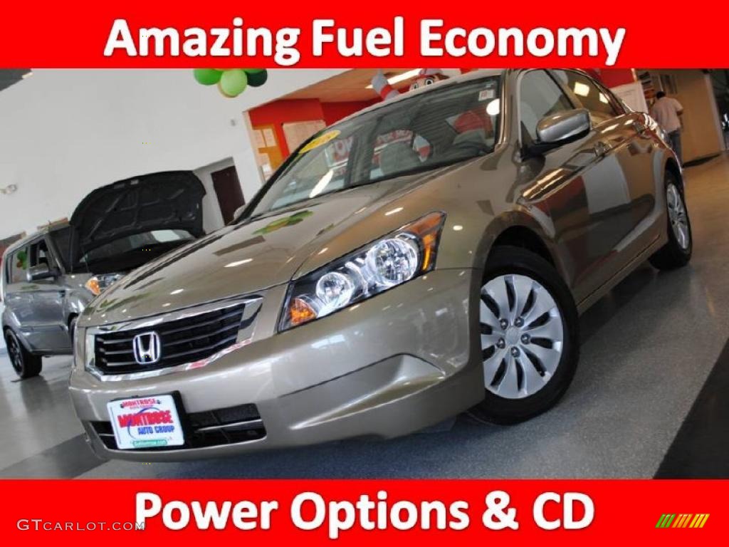 2008 Accord LX Sedan - Bold Beige Metallic / Ivory photo #1