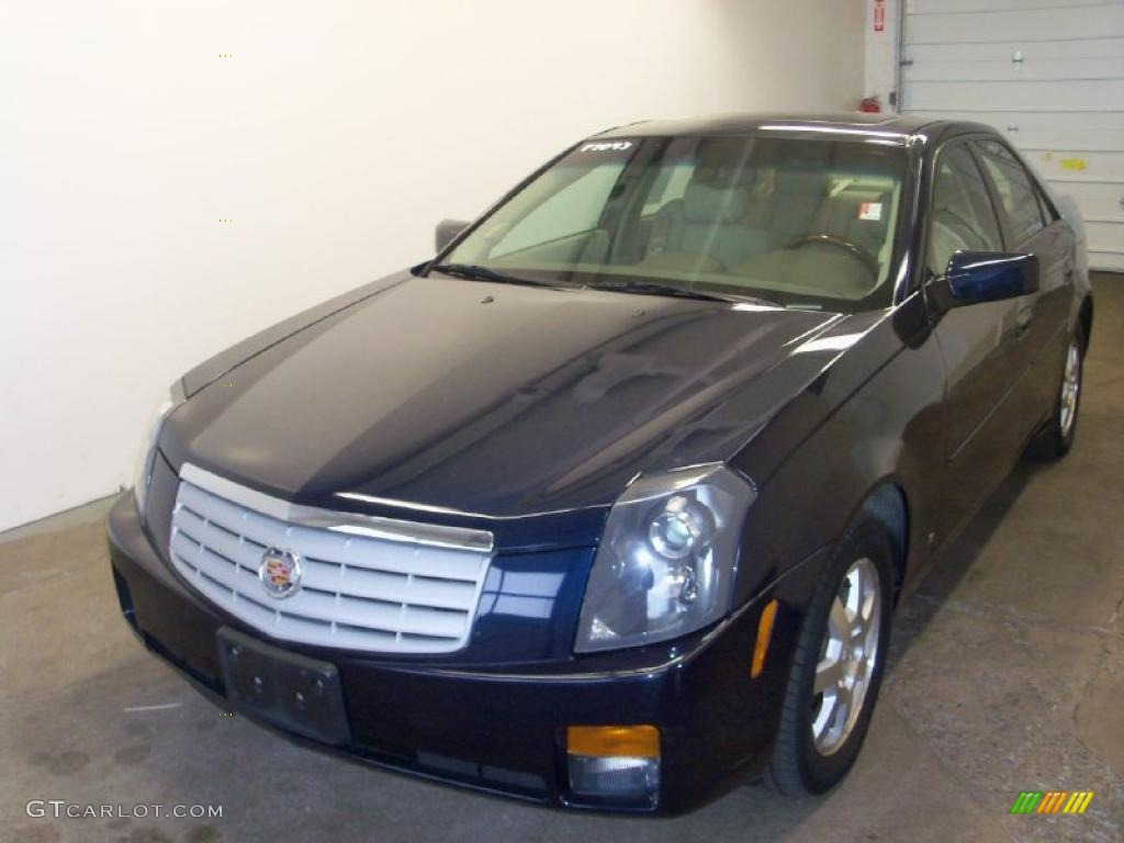 2007 CTS Sedan - Blue Chip / Cashmere photo #1