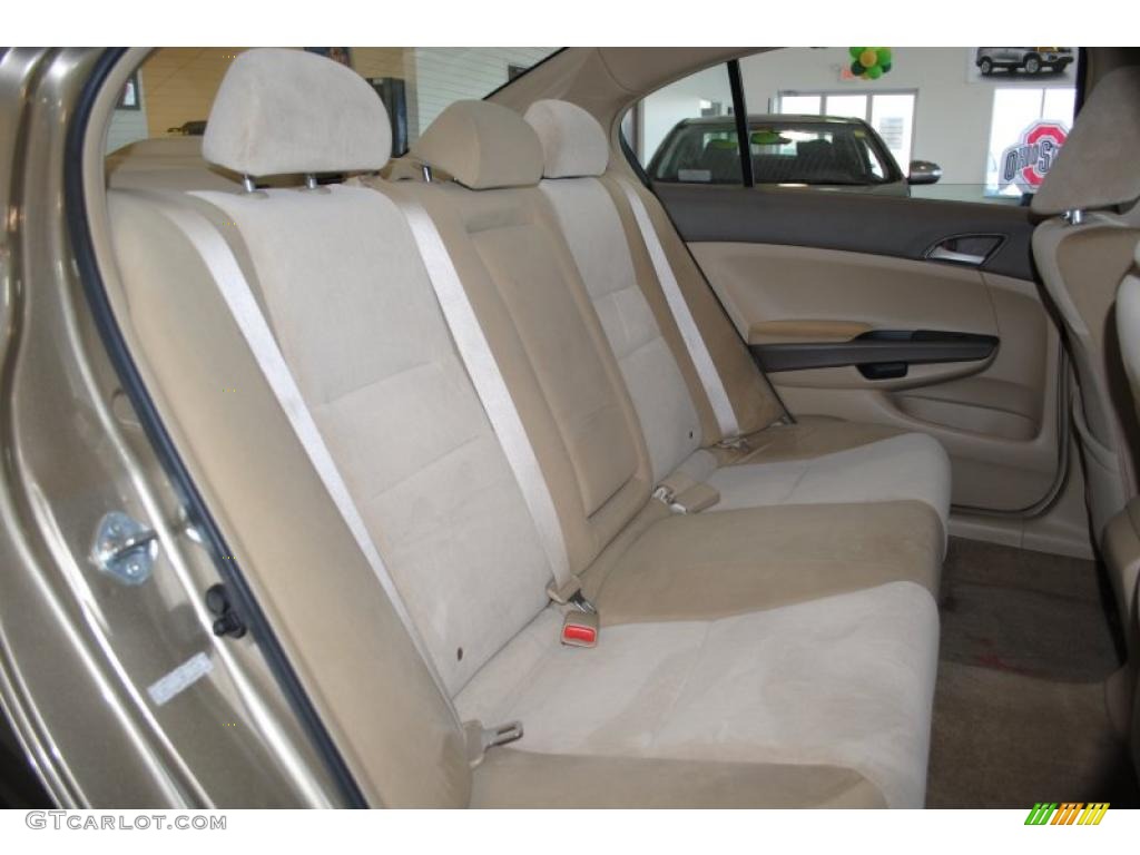2008 Accord LX Sedan - Bold Beige Metallic / Ivory photo #19