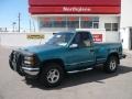 1995 Bright Teal Metallic GMC Sierra 1500 SL Regular Cab 4x4 #27850388