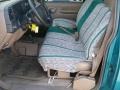 1995 Bright Teal Metallic GMC Sierra 1500 SL Regular Cab 4x4  photo #8