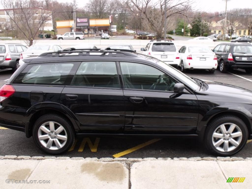 2009 Outback 2.5i Special Edition Wagon - Obsidian Black Pearl / Off Black photo #5