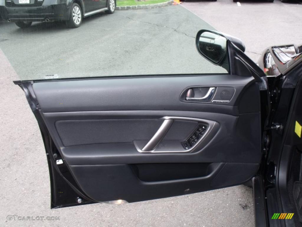 2009 Outback 2.5i Special Edition Wagon - Obsidian Black Pearl / Off Black photo #9