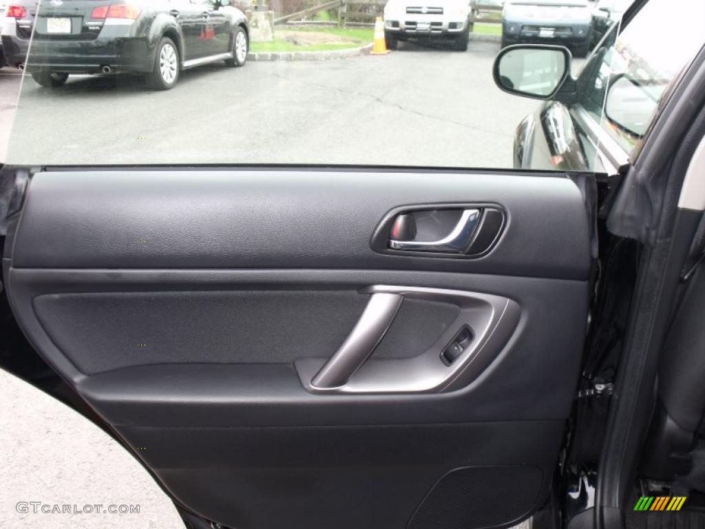 2009 Outback 2.5i Special Edition Wagon - Obsidian Black Pearl / Off Black photo #13
