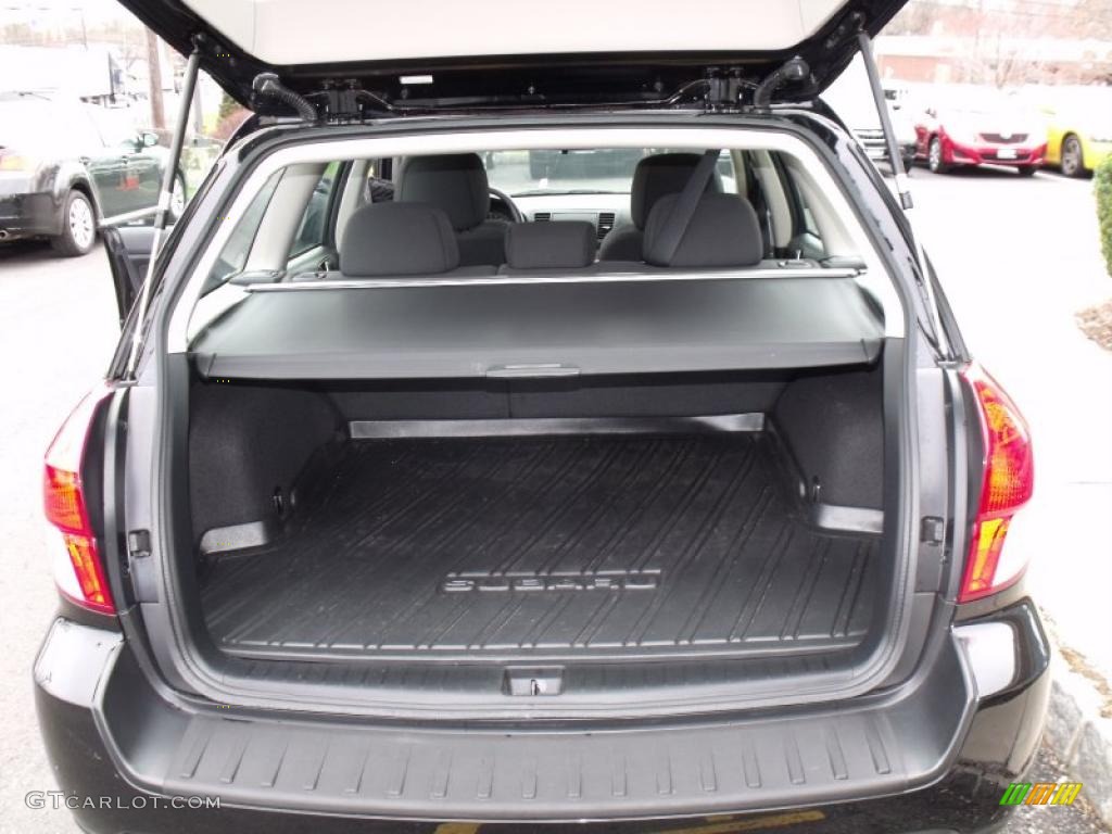 2009 Outback 2.5i Special Edition Wagon - Obsidian Black Pearl / Off Black photo #14