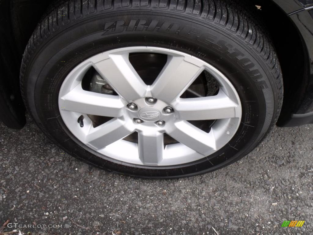 2009 Outback 2.5i Special Edition Wagon - Obsidian Black Pearl / Off Black photo #23