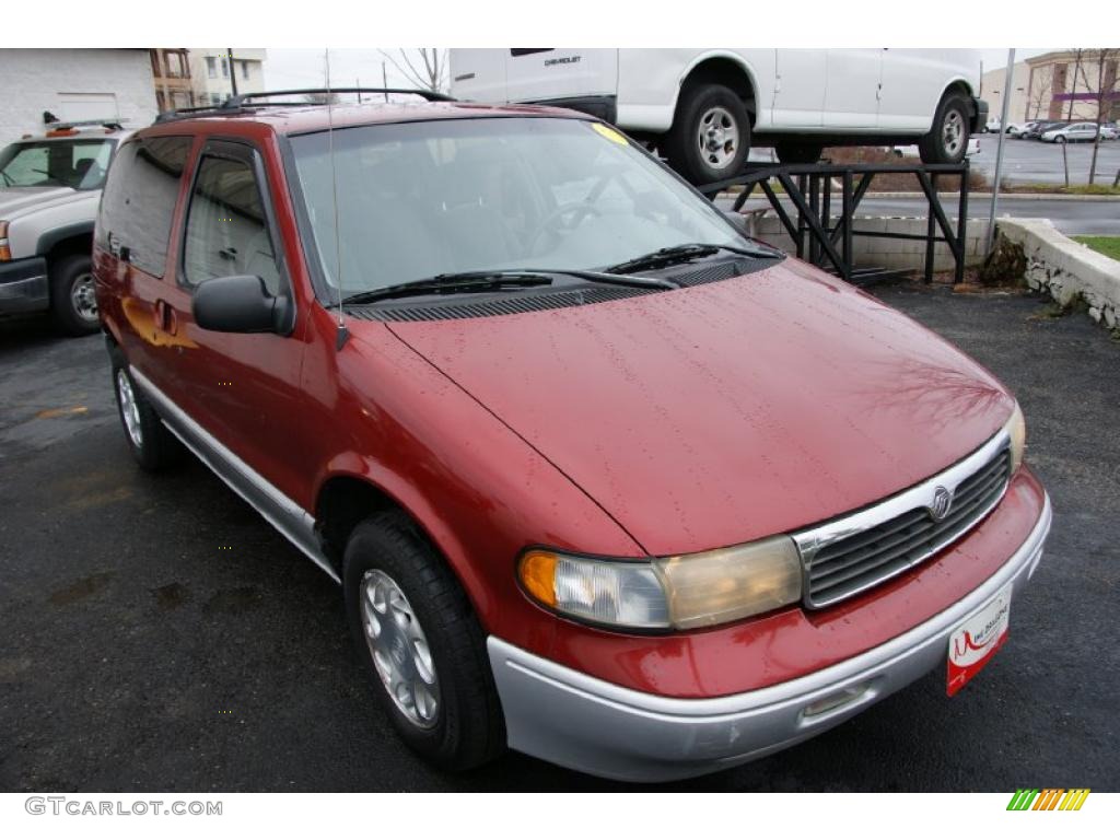 1996 Villager GS - Toreador Red Metallic / Grey photo #3