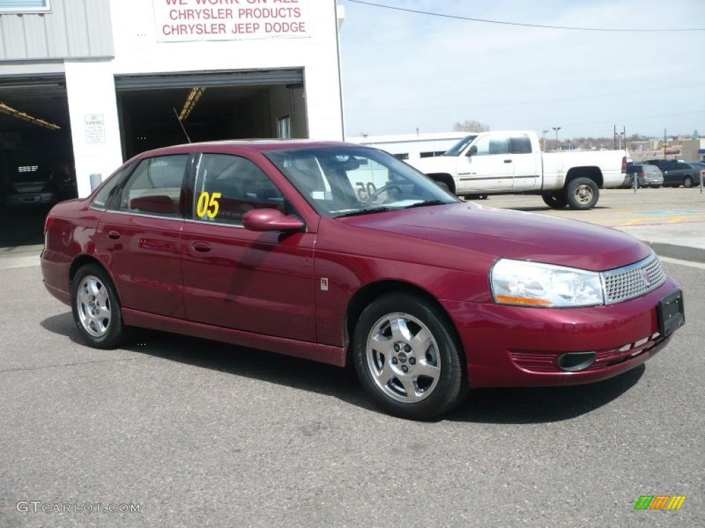 2005 L Series L300 Sedan - Berry Red / Grey photo #3