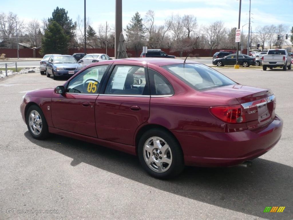 2005 L Series L300 Sedan - Berry Red / Grey photo #6