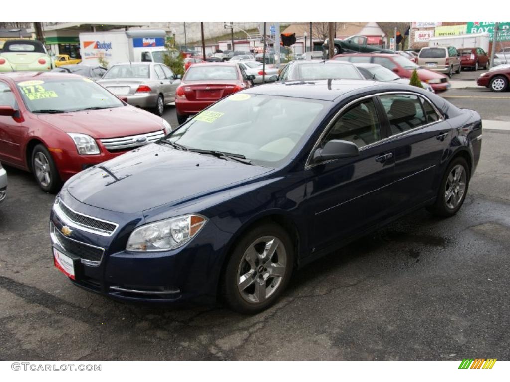 2009 Malibu LS Sedan - Imperial Blue Metallic / Cocoa/Cashmere photo #1