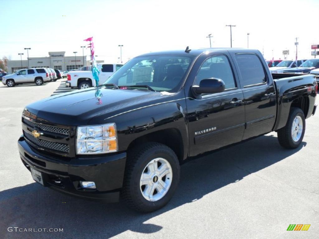 2010 Silverado 1500 LT Crew Cab - Black / Ebony photo #1