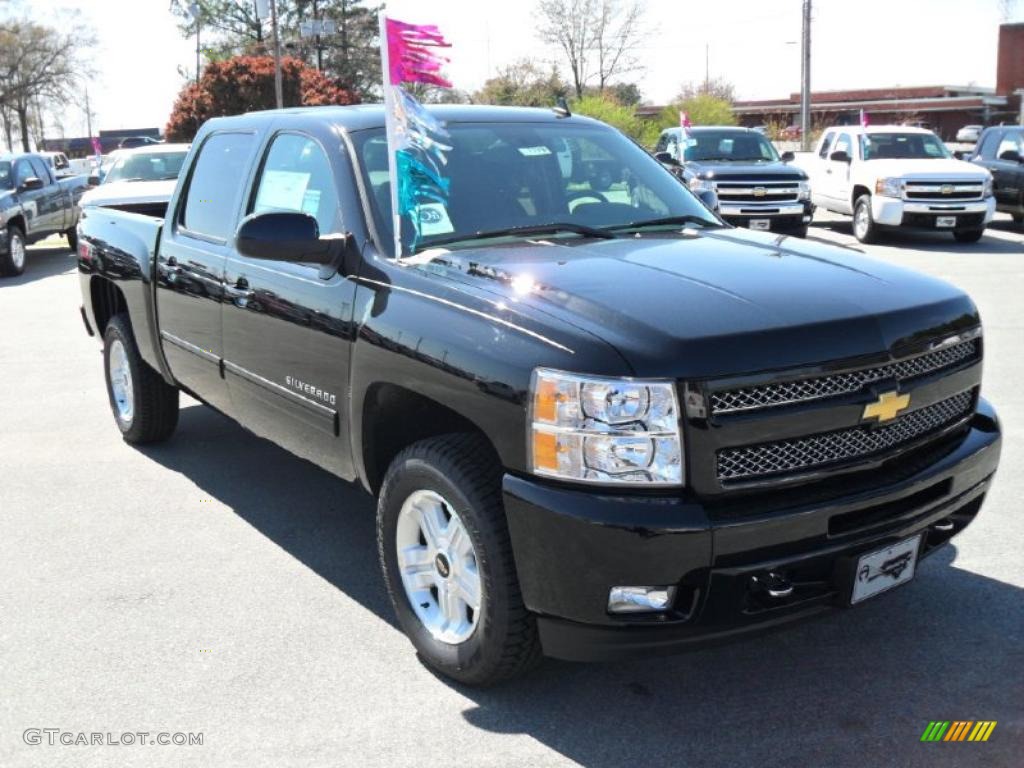 2010 Silverado 1500 LT Crew Cab - Black / Ebony photo #7