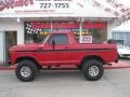 Red - Bronco Ranger XLT 4x4 Photo No. 1