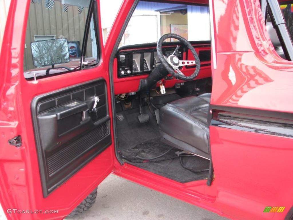 1978 Bronco Ranger XLT 4x4 - Red / Black photo #11