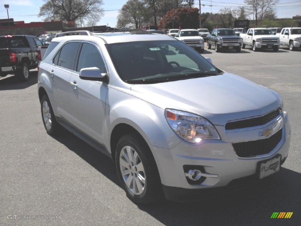 2010 Equinox LT - Silver Ice Metallic / Jet Black photo #4