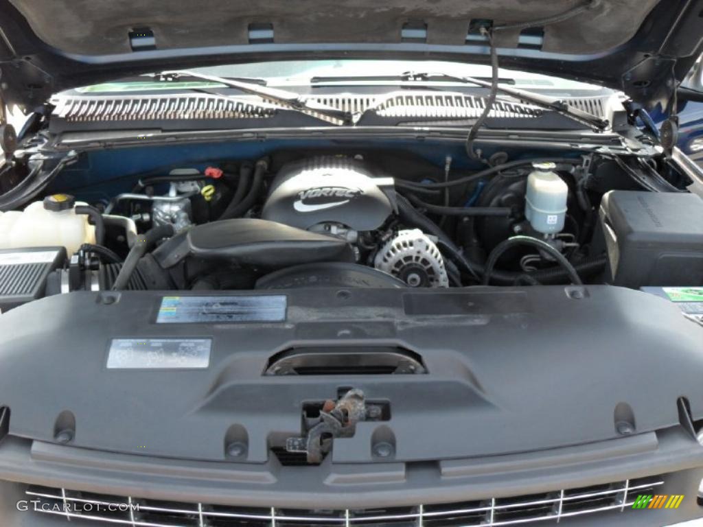 2002 Silverado 1500 LS Extended Cab - Indigo Blue Metallic / Graphite Gray photo #22