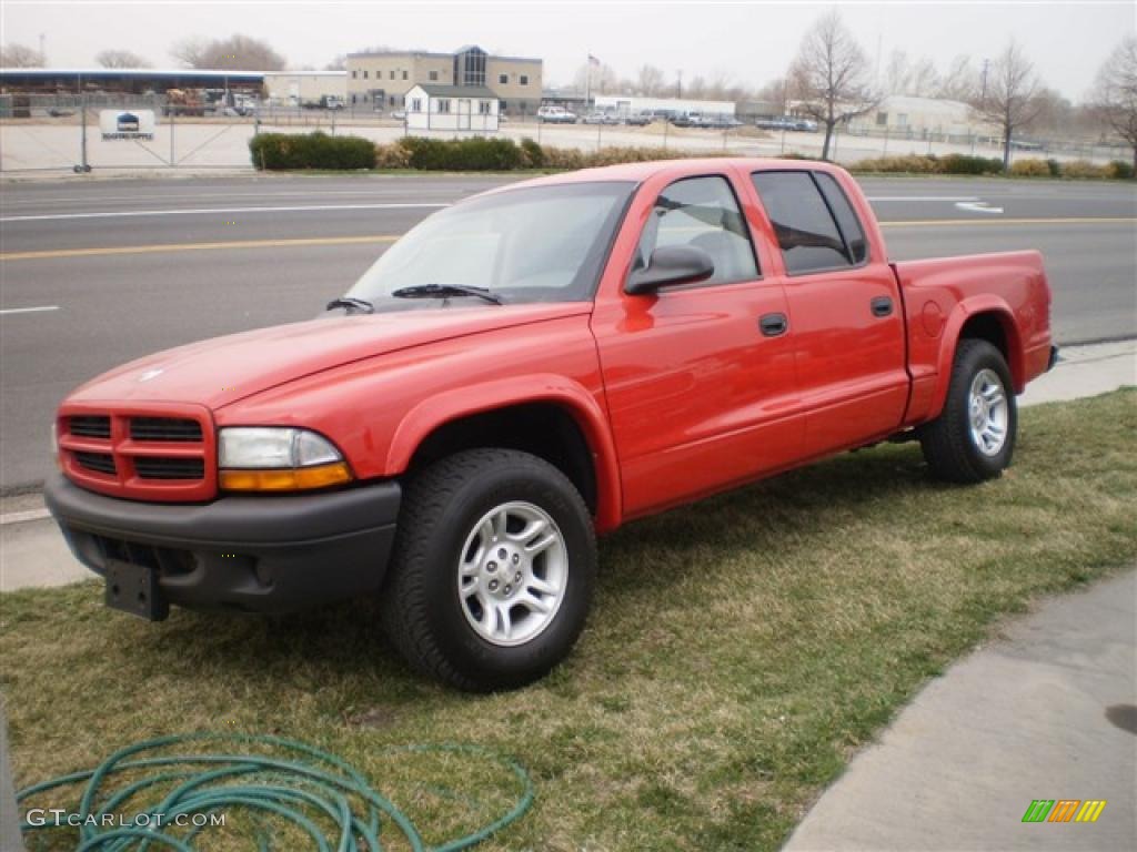 Flame Red Dodge Dakota