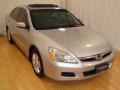 2007 Alabaster Silver Metallic Honda Accord EX-L Sedan  photo #3