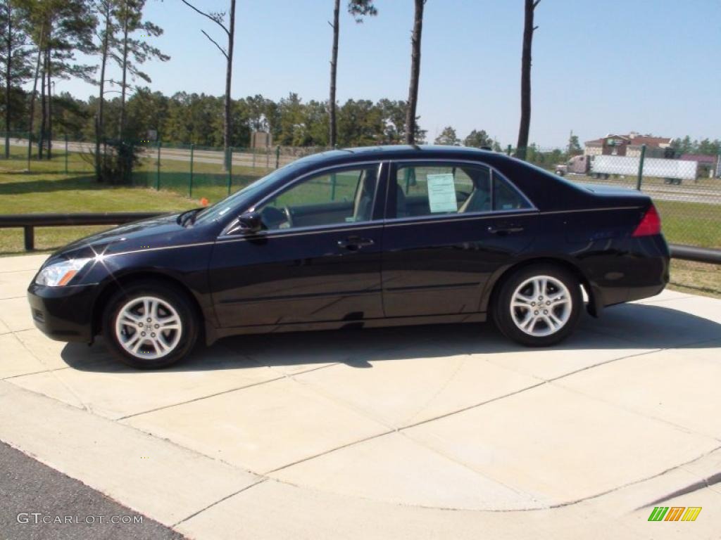2006 Accord EX-L Sedan - Nighthawk Black Pearl / Ivory photo #15
