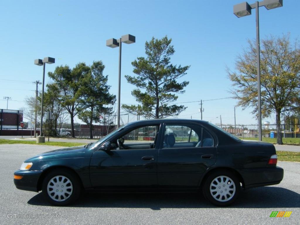1997 Corolla  - Dark Emerald Pearl Green Metallic / Gray photo #2
