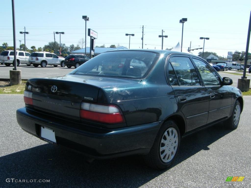 1997 Corolla  - Dark Emerald Pearl Green Metallic / Gray photo #5