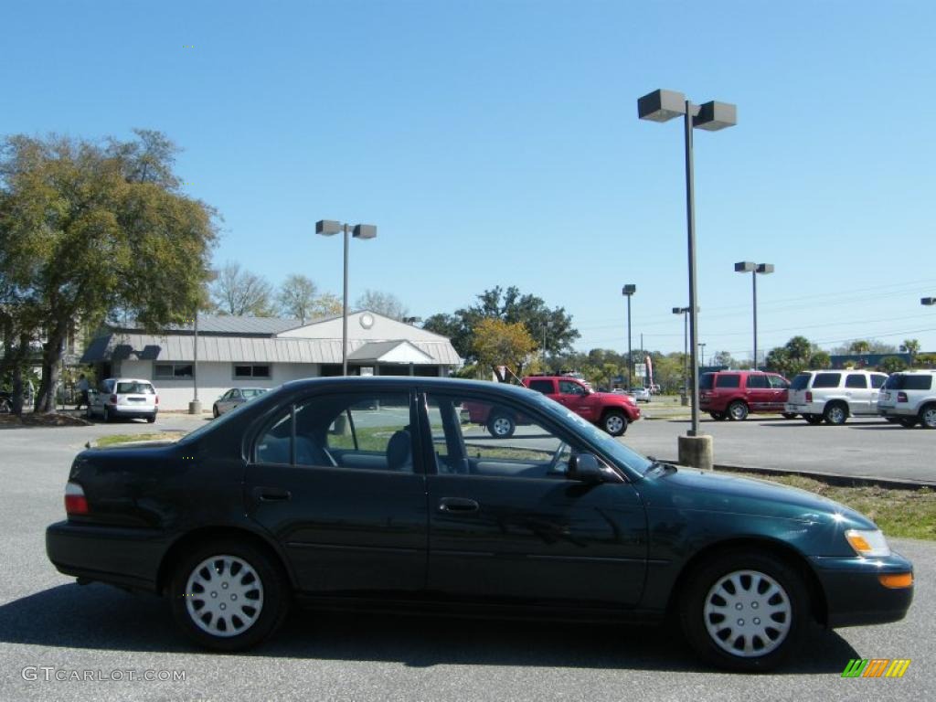 1997 Corolla  - Dark Emerald Pearl Green Metallic / Gray photo #6