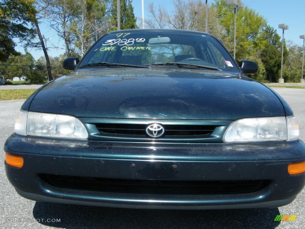 1997 Corolla  - Dark Emerald Pearl Green Metallic / Gray photo #8