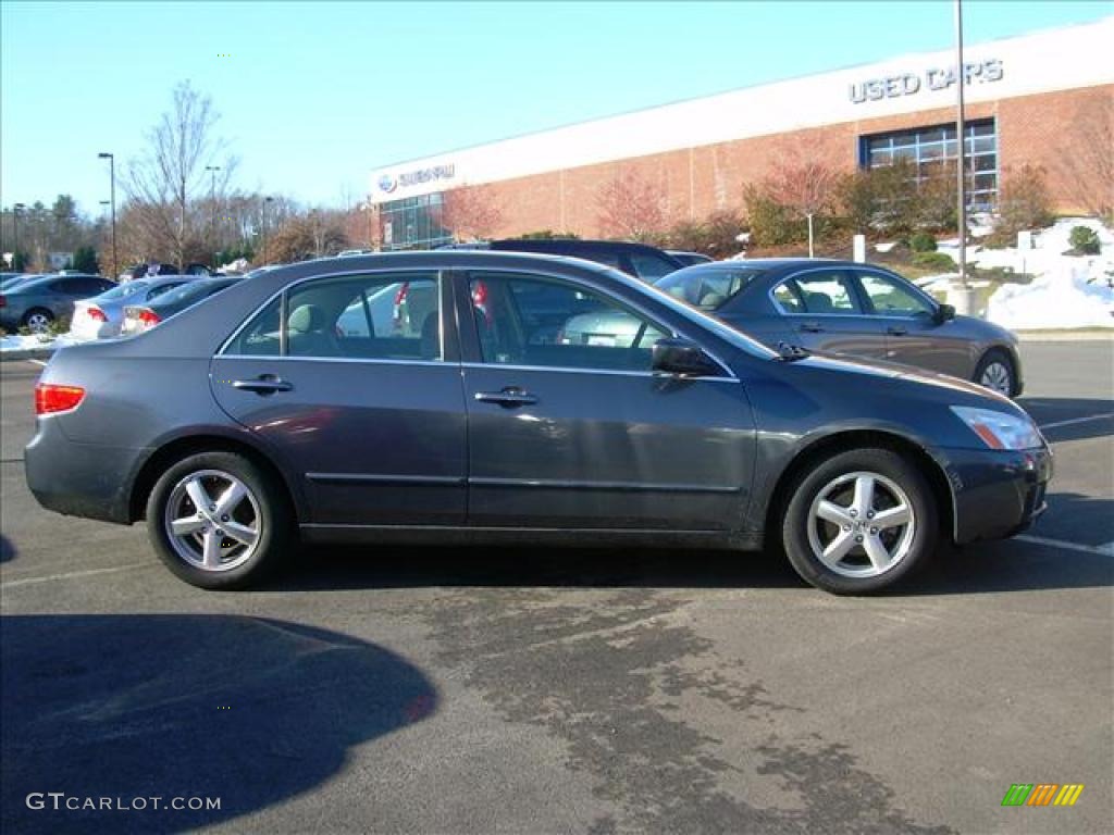 2005 Accord EX Sedan - Graphite Pearl / Gray photo #4