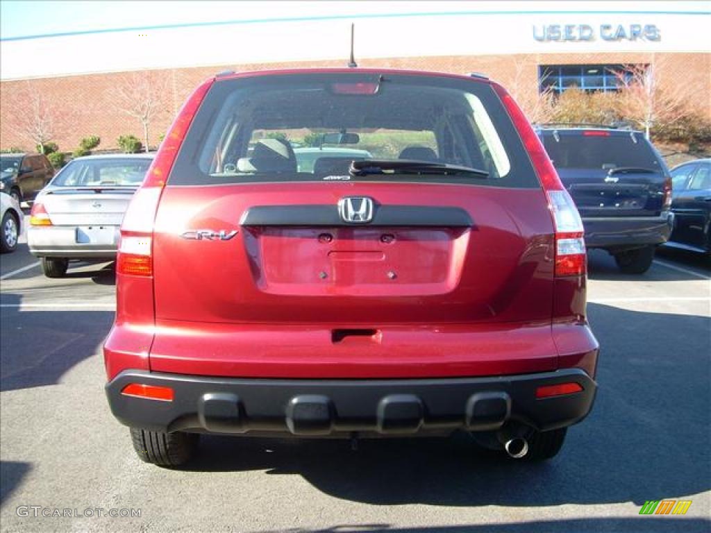 2008 CR-V LX 4WD - Tango Red Pearl / Gray photo #3