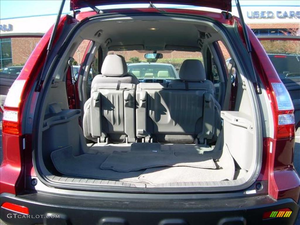2008 CR-V LX 4WD - Tango Red Pearl / Gray photo #13