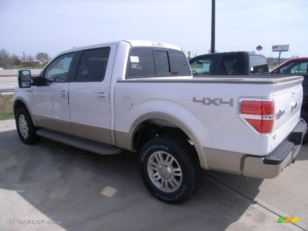 2010 F150 King Ranch SuperCrew 4x4 - Oxford White / Chapparal Leather photo #6