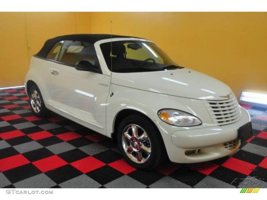 2005 PT Cruiser Touring Turbo Convertible - Cool Vanilla White / Dark Slate Gray photo #2