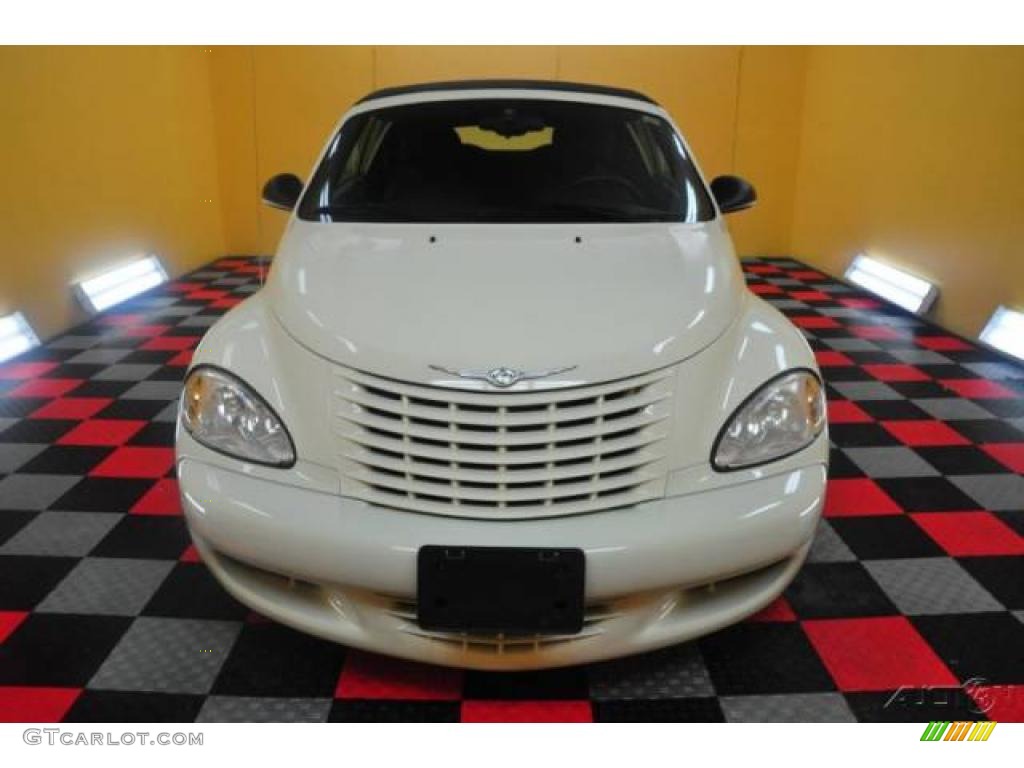 2005 PT Cruiser Touring Turbo Convertible - Cool Vanilla White / Dark Slate Gray photo #3
