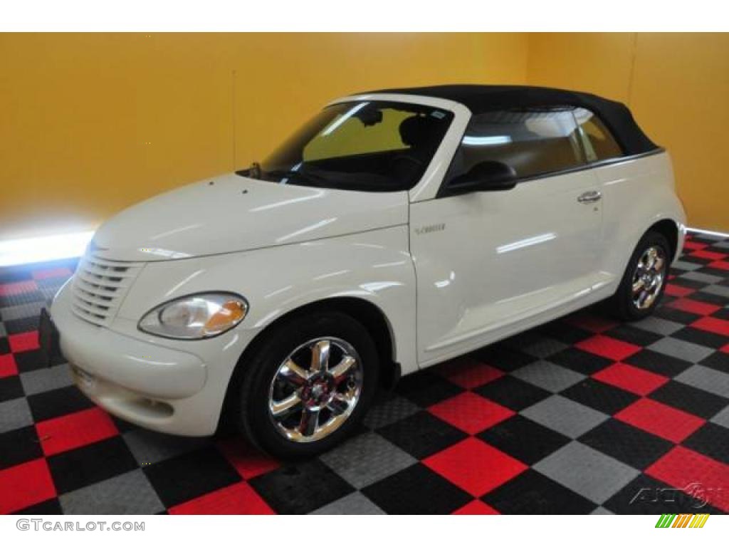 2005 PT Cruiser Touring Turbo Convertible - Cool Vanilla White / Dark Slate Gray photo #4