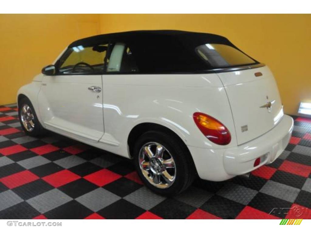 2005 PT Cruiser Touring Turbo Convertible - Cool Vanilla White / Dark Slate Gray photo #5