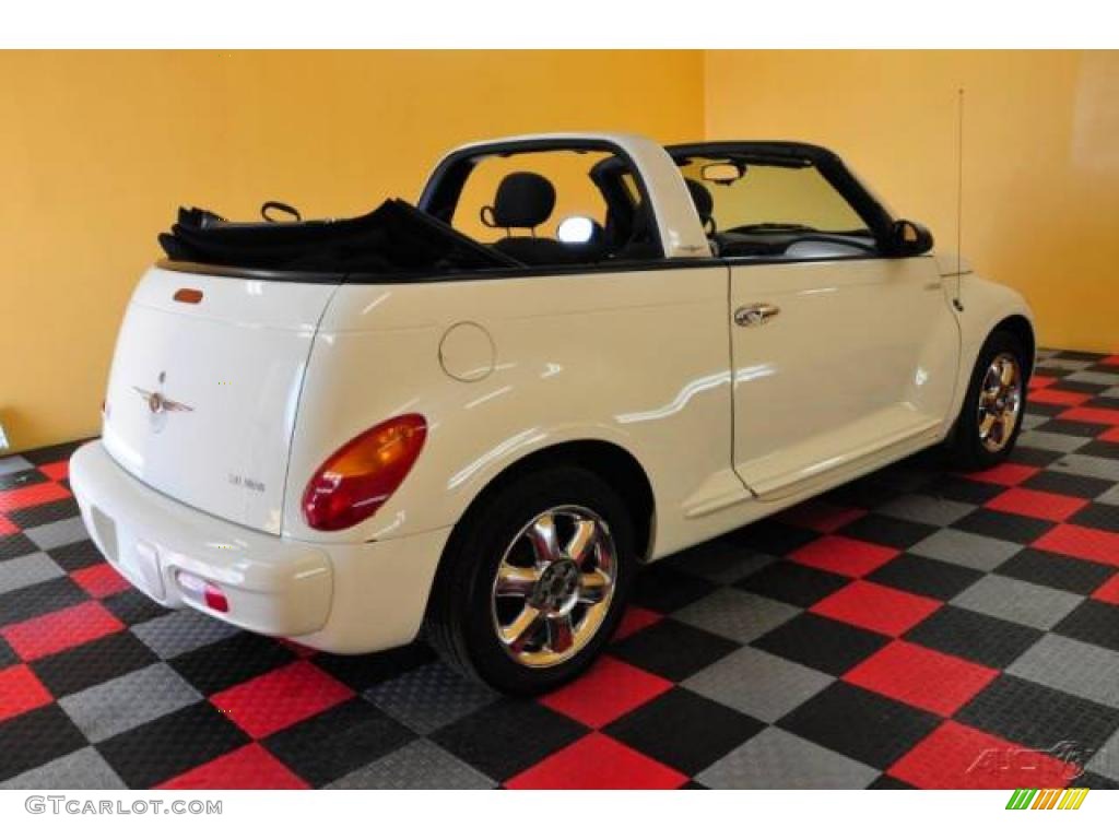 2005 PT Cruiser Touring Turbo Convertible - Cool Vanilla White / Dark Slate Gray photo #8