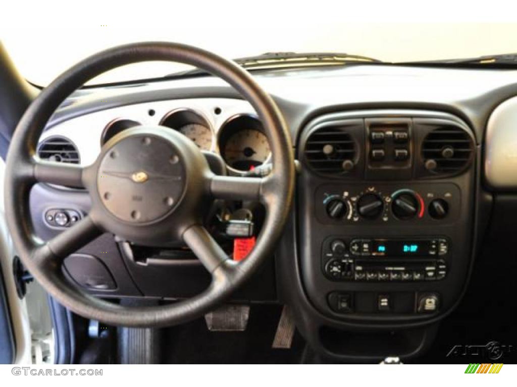 2005 PT Cruiser Touring Turbo Convertible - Cool Vanilla White / Dark Slate Gray photo #9