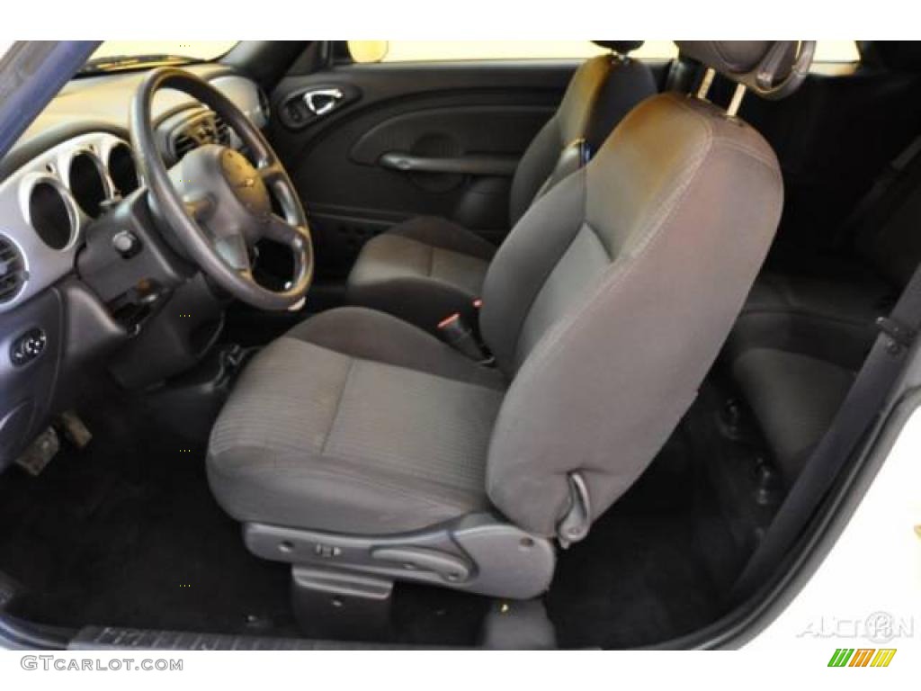 2005 PT Cruiser Touring Turbo Convertible - Cool Vanilla White / Dark Slate Gray photo #12